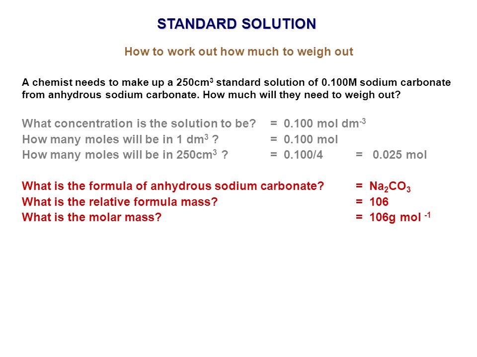 Moles And Solutions Specifications Moles And Solutions Calculate