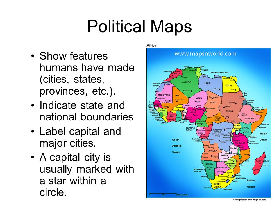 What Does A Political Map Show Map Of The World