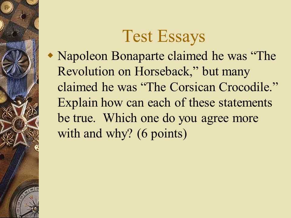 Thesis For Compare And Contrast Essay Test Essays Napoleon Bonaparte Claimed He Was The Revolution On Horseback But Many Claimed Essay Science And Religion also Compare And Contrast Essay Examples For High School The French Revolution Ii French Nationalism And The Rise Of Napoleon Thesis Essay Examples