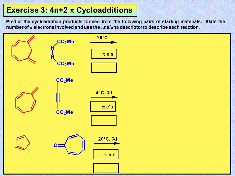 Third Year Organic Chemistry Course Chm3a2 Frontier Molecular Orbitals And Pericyclic Reactions Part 2 Ii Cycloaddition Reactions Cycloaddition Reactions Ppt Download