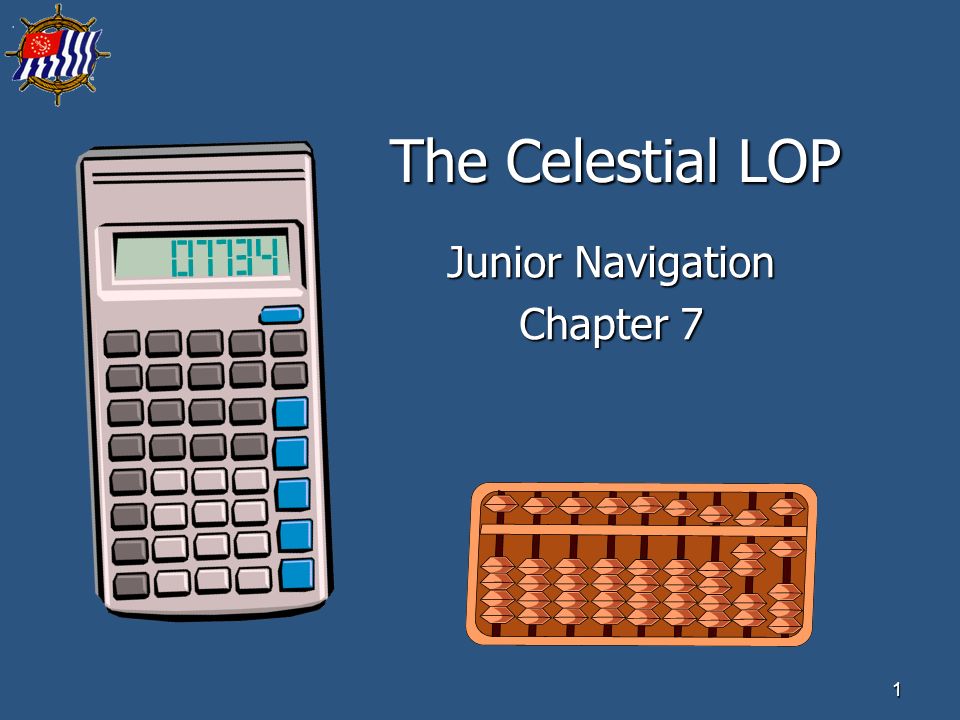 1 the celestial lop junior navigation chapter 7 2 learning