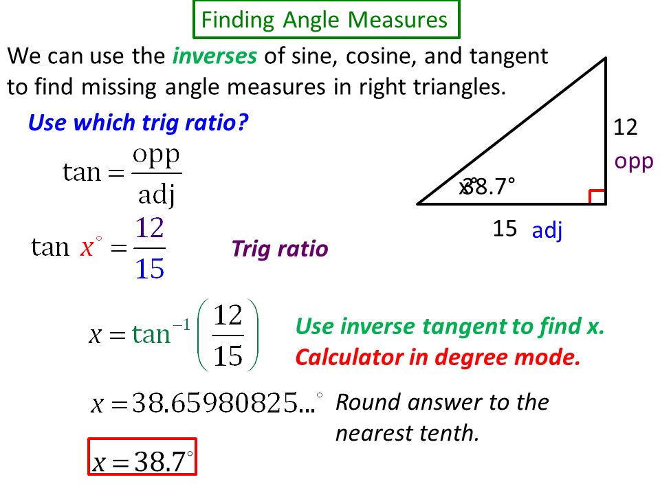 Date: Topic: Trigonometry – Finding Side Lengths (9.6) Warm-up: A B C 4 6  SohCahToa. - ppt download