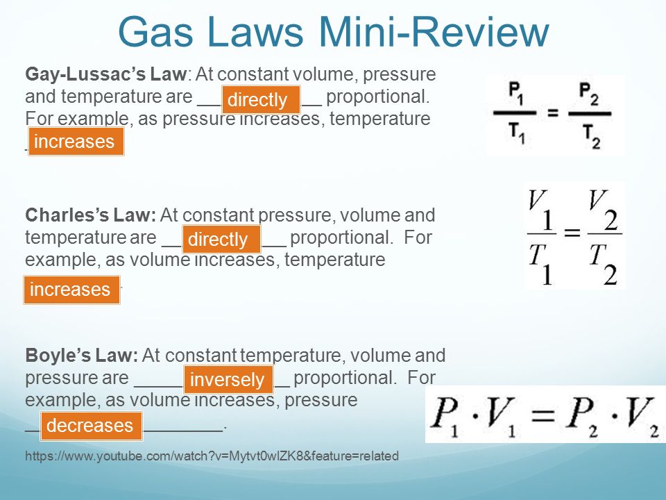 Law of charles and gay lussac