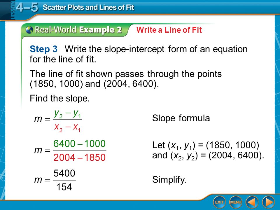 point slope form real life example
Splash Screen. Then/Now You wrote linear equations given a ... point slope form real life example
Splash Screen. Then/Now You wrote linear equations given a ...