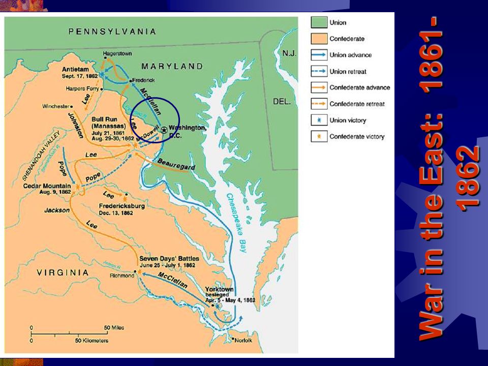 Turning Points Of The Civil War War In The East Ppt Download