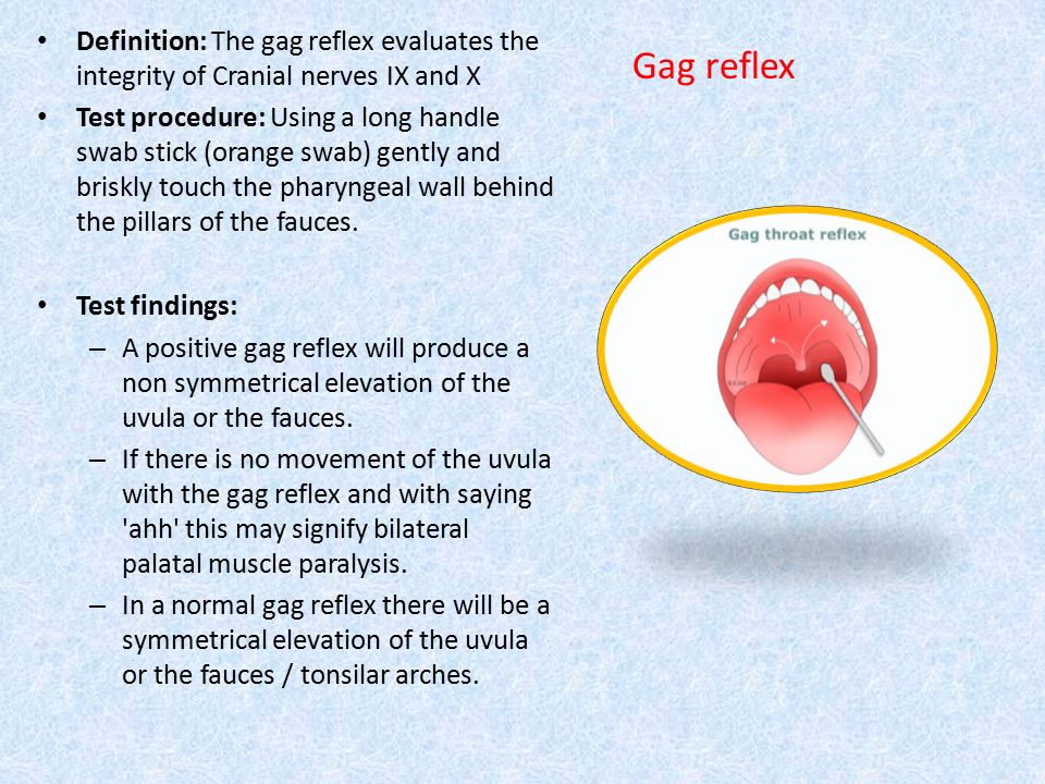 Gag reflex meaning