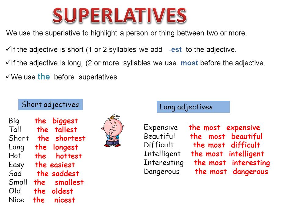 We use the comparative for comparing 2 things or people to each other. If  the adjective is short (1 or 2 syllables we add -er to the adjective. If  the. - ppt download