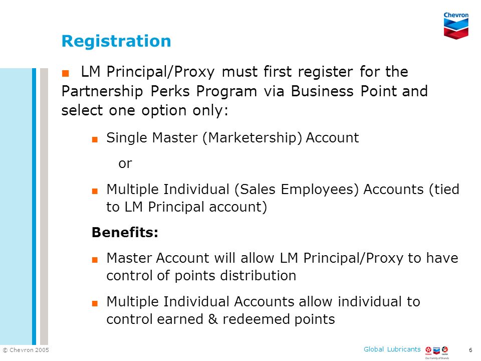 chevron 2005 global lubricants chevron partnership perks chevron business point login