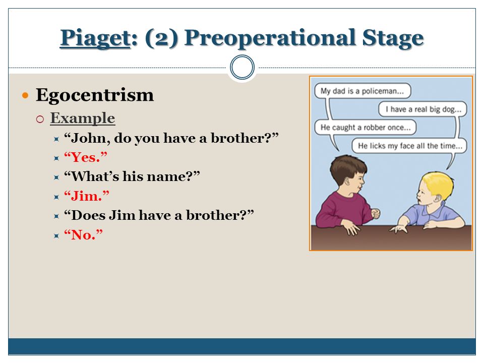 preoperational stage psychology