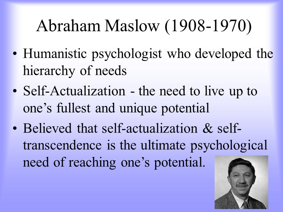 maslow and rogers psychology