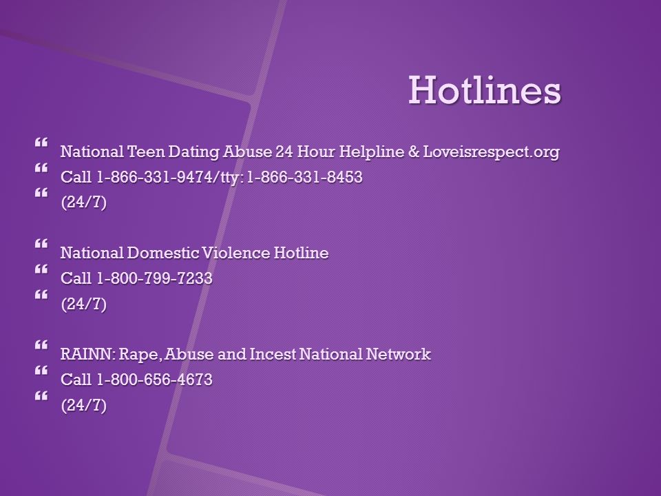 Dating hotlines to call