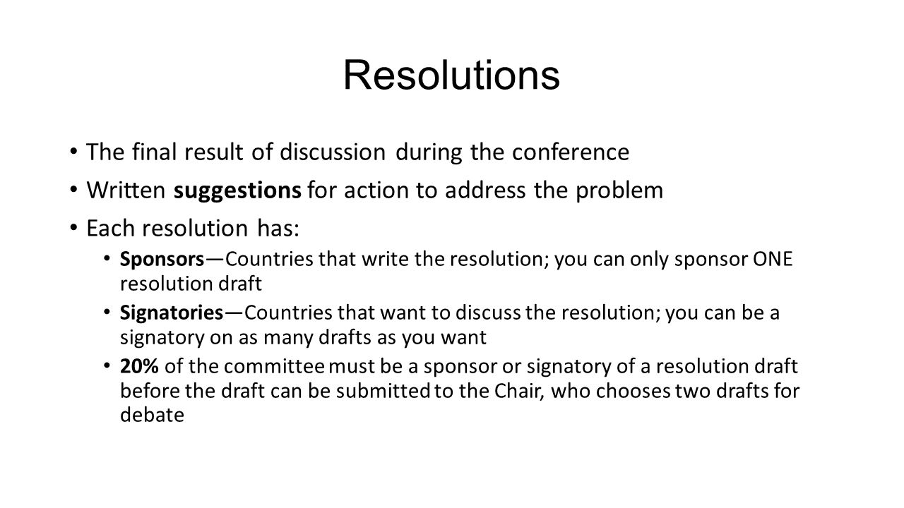Rules of Procedure Resolutions and Voting Prepared by Danny Hirsch