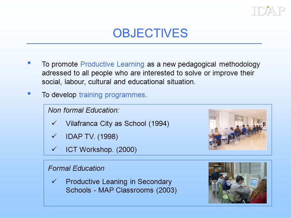 objectives of formal education