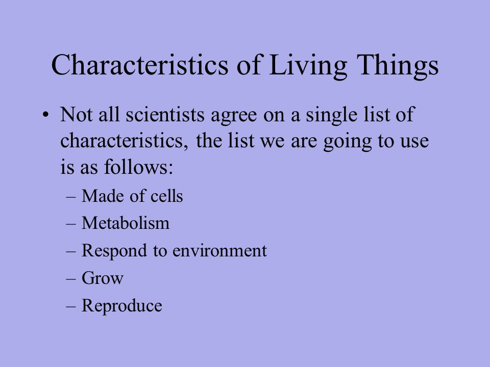 Living and Non Living Things - Characteristics & Examples