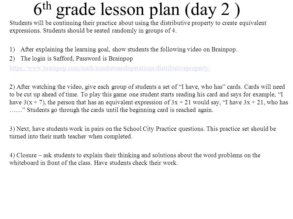 Music 5 grade lesson plan