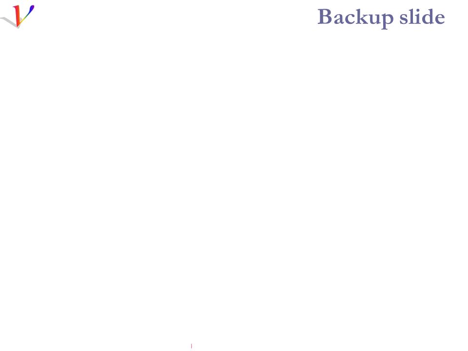 Spring school Bruno Touschek (19 th May 2005) Backup slide