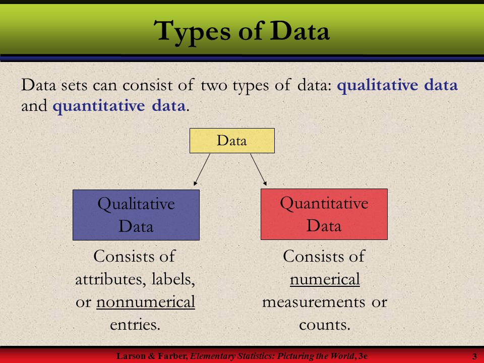 Introduction to Statistics Chapter 1. § 1.2 Data Classification [optional]  - ppt download