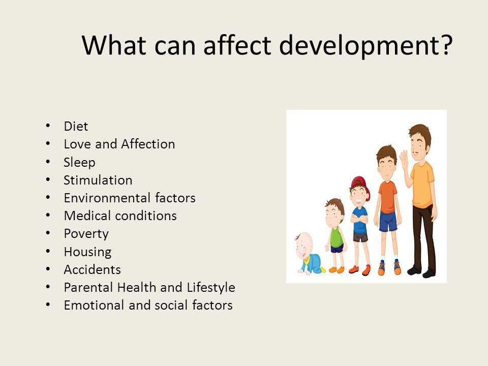 factors that affect development of a child