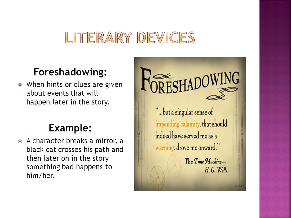 Реферат: Foreshadowing And Foretelling Essay Research Paper Foreshadowing