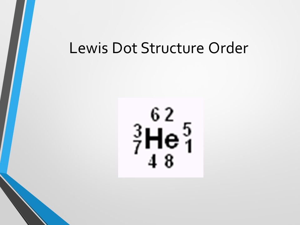 lewis dot structure order