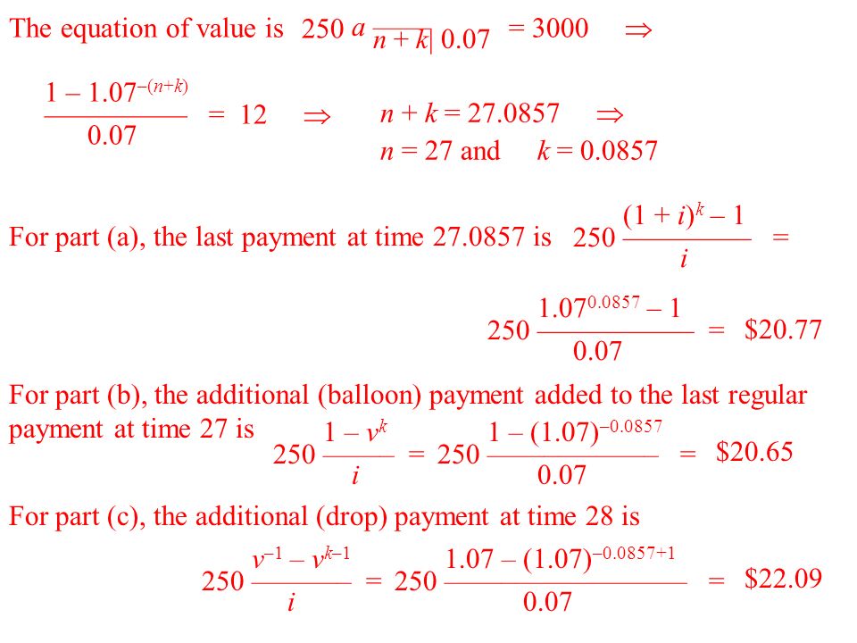 a perpetuity is an annuity whose term is infinite i e an annuity balloon payment formula