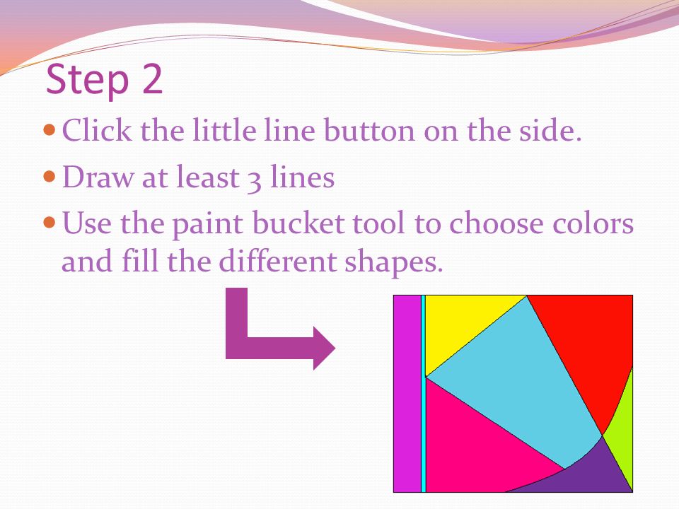 Step 2 Click the little line button on the side.