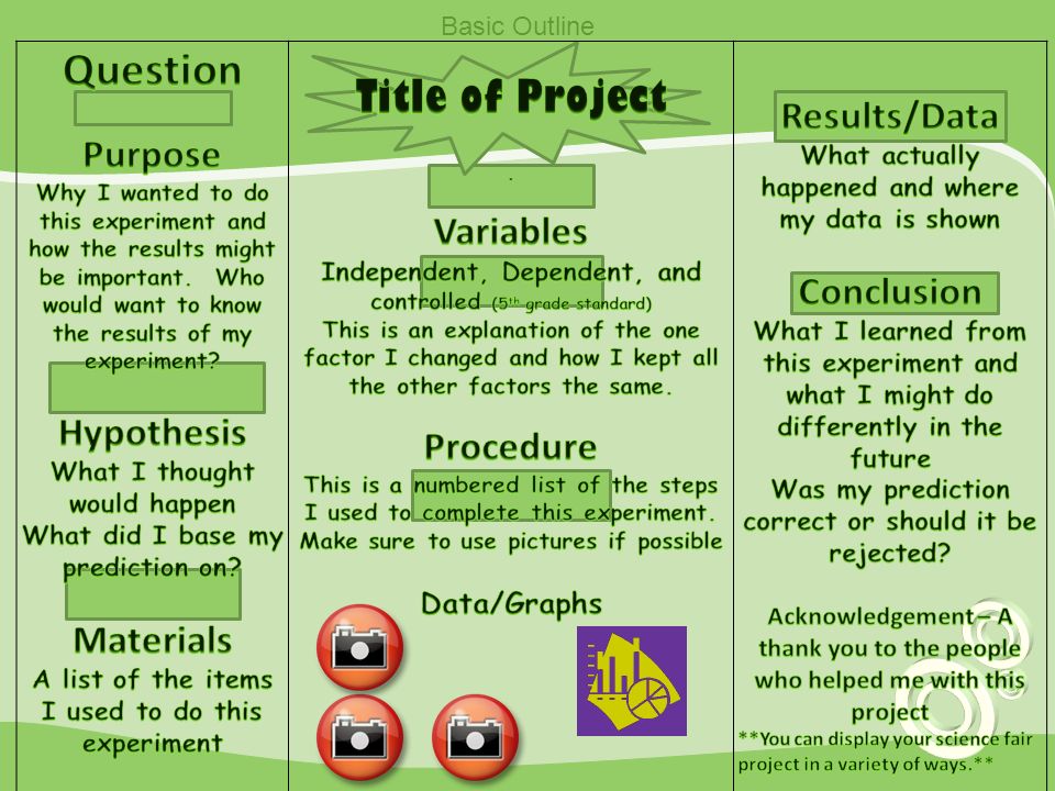 My Science Fair Project What does that mean anyway? ppt download