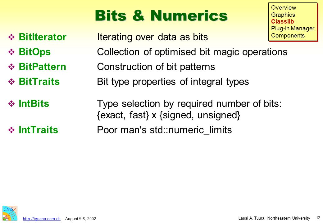 LCG/Blueprint RTAG 5-6, 2002 Lassi A. Tuura, Northeastern University ...