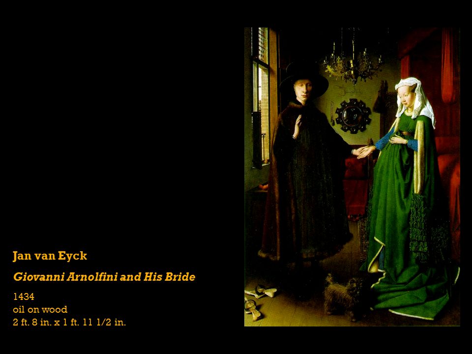 jan van eyck giovanni arnolfini and his bride 1434