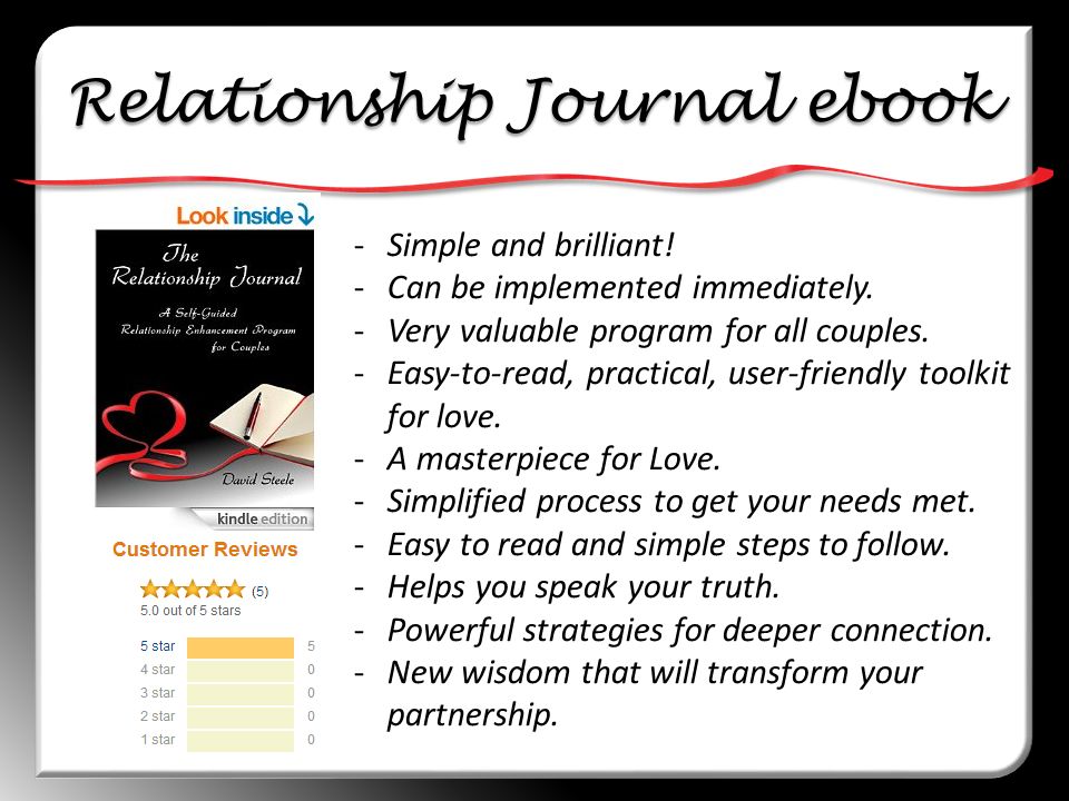 ALL IT TAKES: For Relationship Enhancement