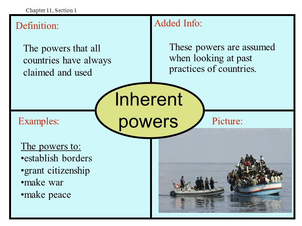 Inherent Powers