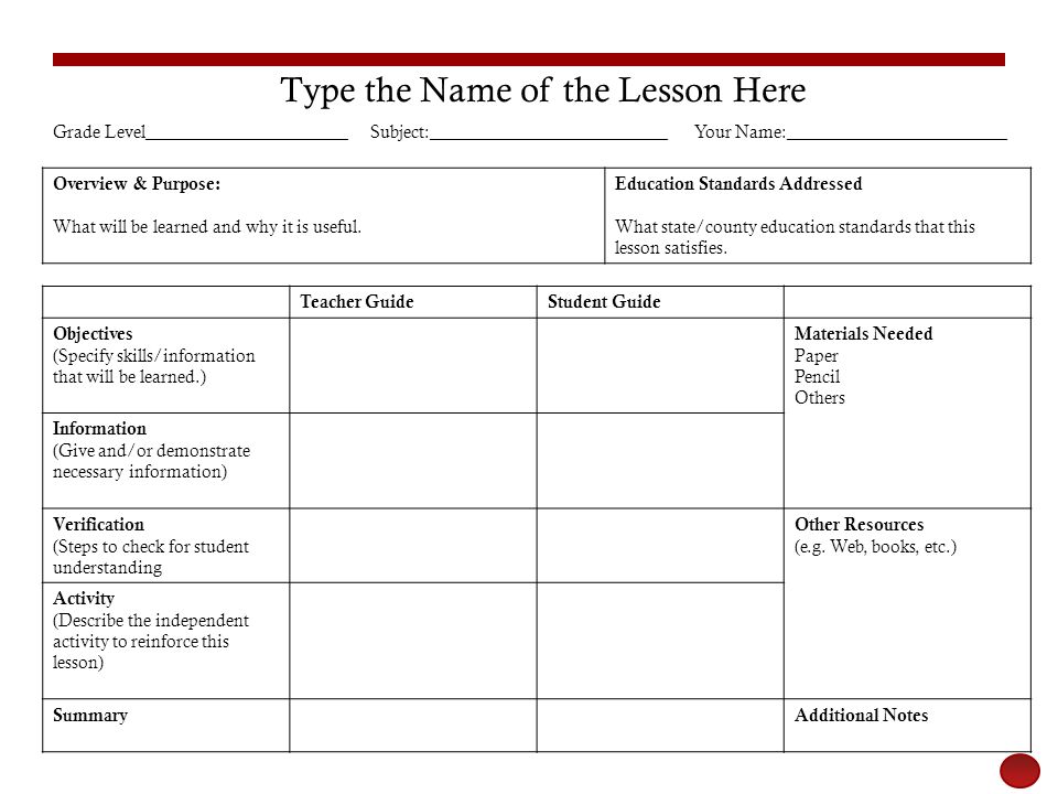 Creating a Lesson Plan “Do” Activity by Janie and Saadia. - ppt download