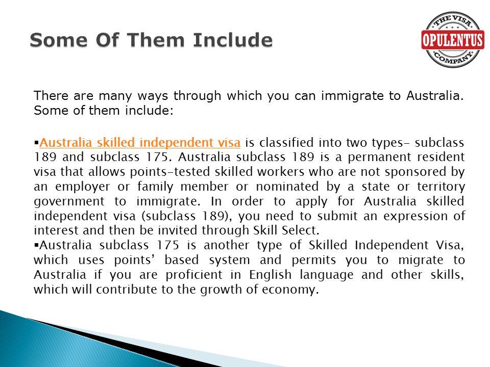 There are many ways through which you can immigrate to Australia.
