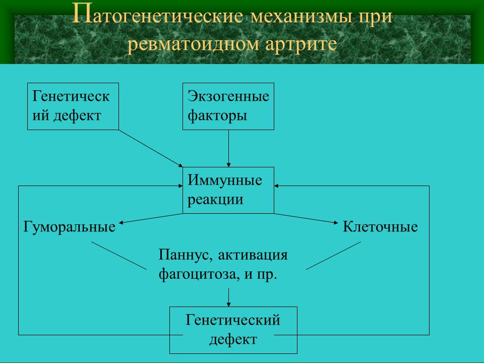 ревматоидный артрит | Презентация к уроку на тему: | Образовательная социальная сеть