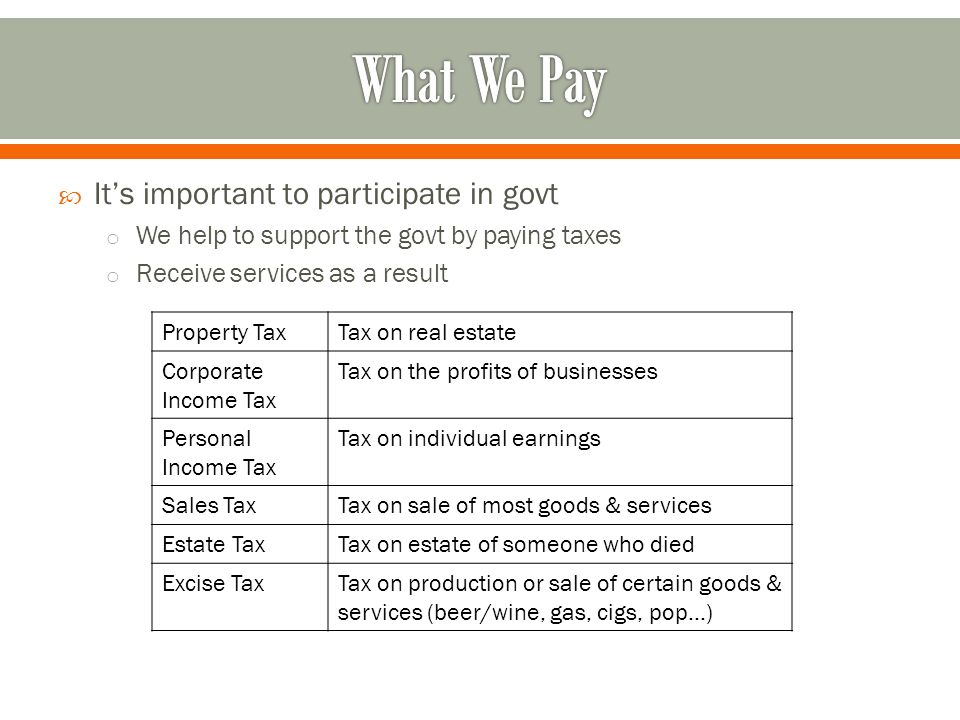 why is paying taxes important