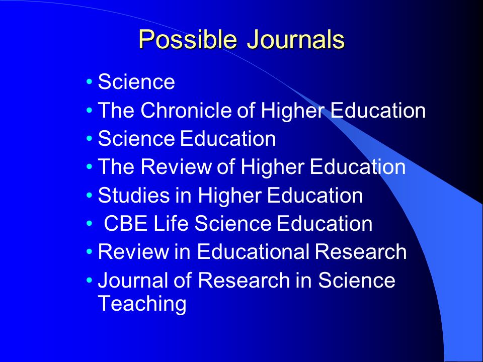 science education review journal