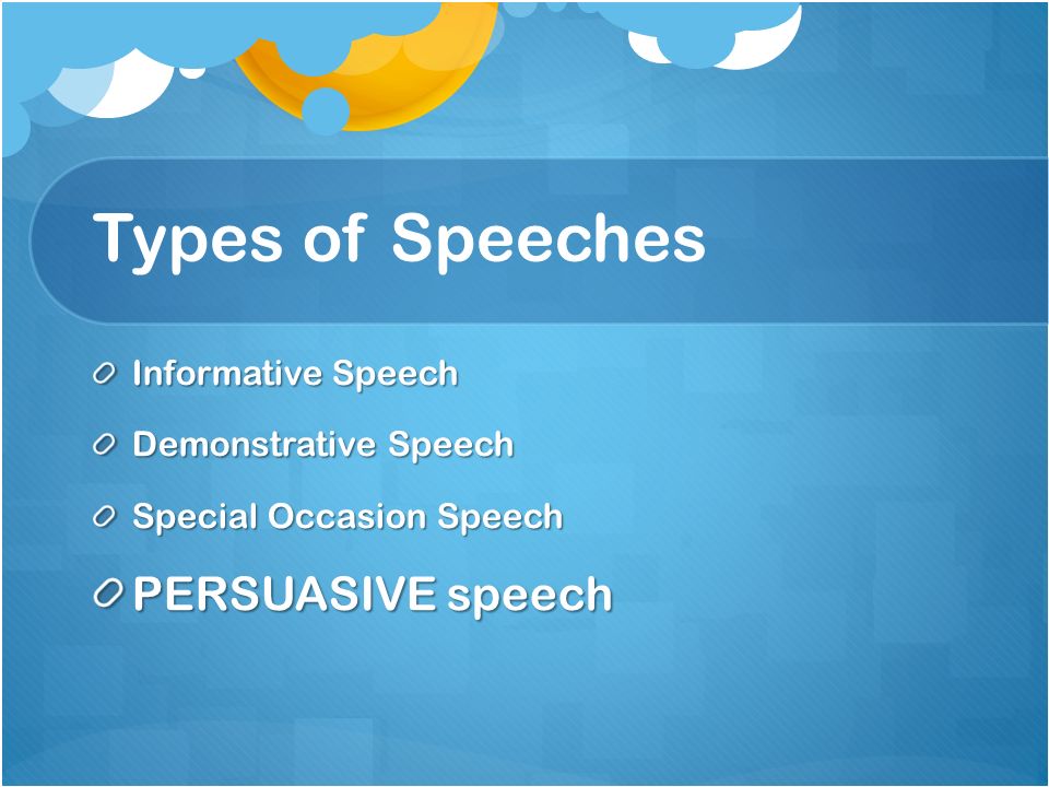 Speeches Unwraveled Types Of Speeches Informative Speech