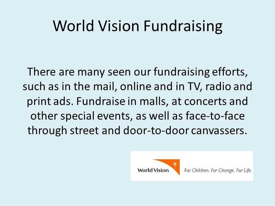 World Vision Canada Rita Schryer World Vision Canada Core