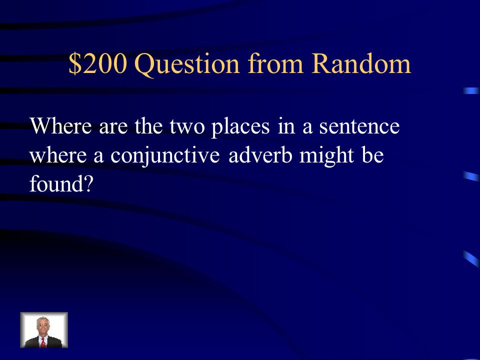 $100 Answer from Randoms En medias res