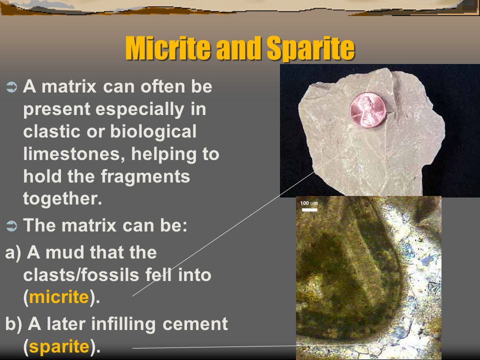 The specification states that you need to be able to ”Identify, describe and  explain the origin of non- clastic sedimentary rocks using observation of.  - ppt download