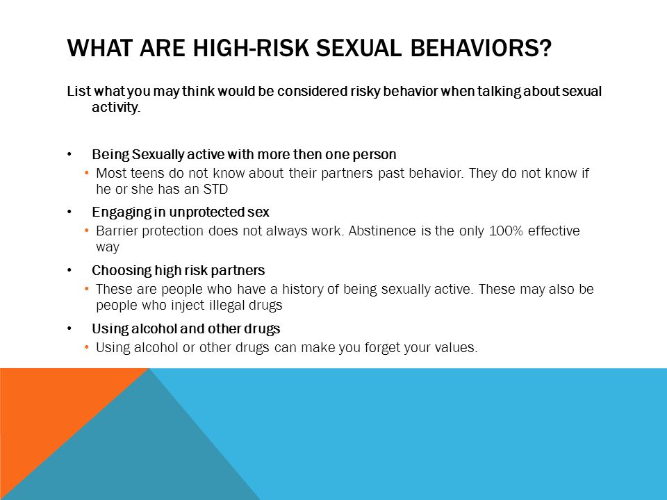 Can list of sexual activity that interfere List of sexual activity
