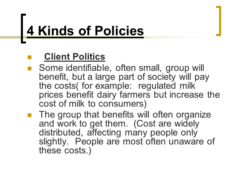 client politics definition