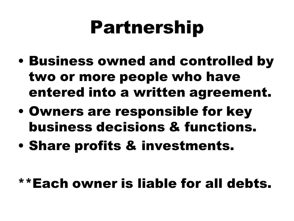 A Business That Is Owned And Operated By One Person Business in a Changing World Obj Evaluate the role of different types