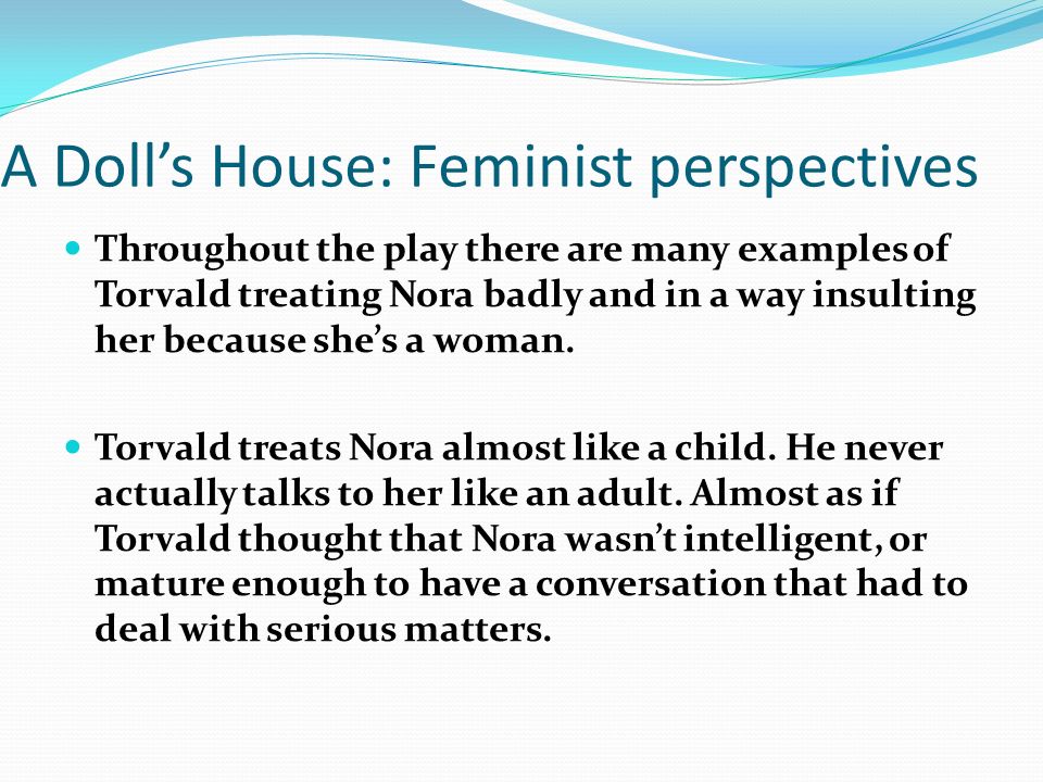 a doll house feminist criticism
