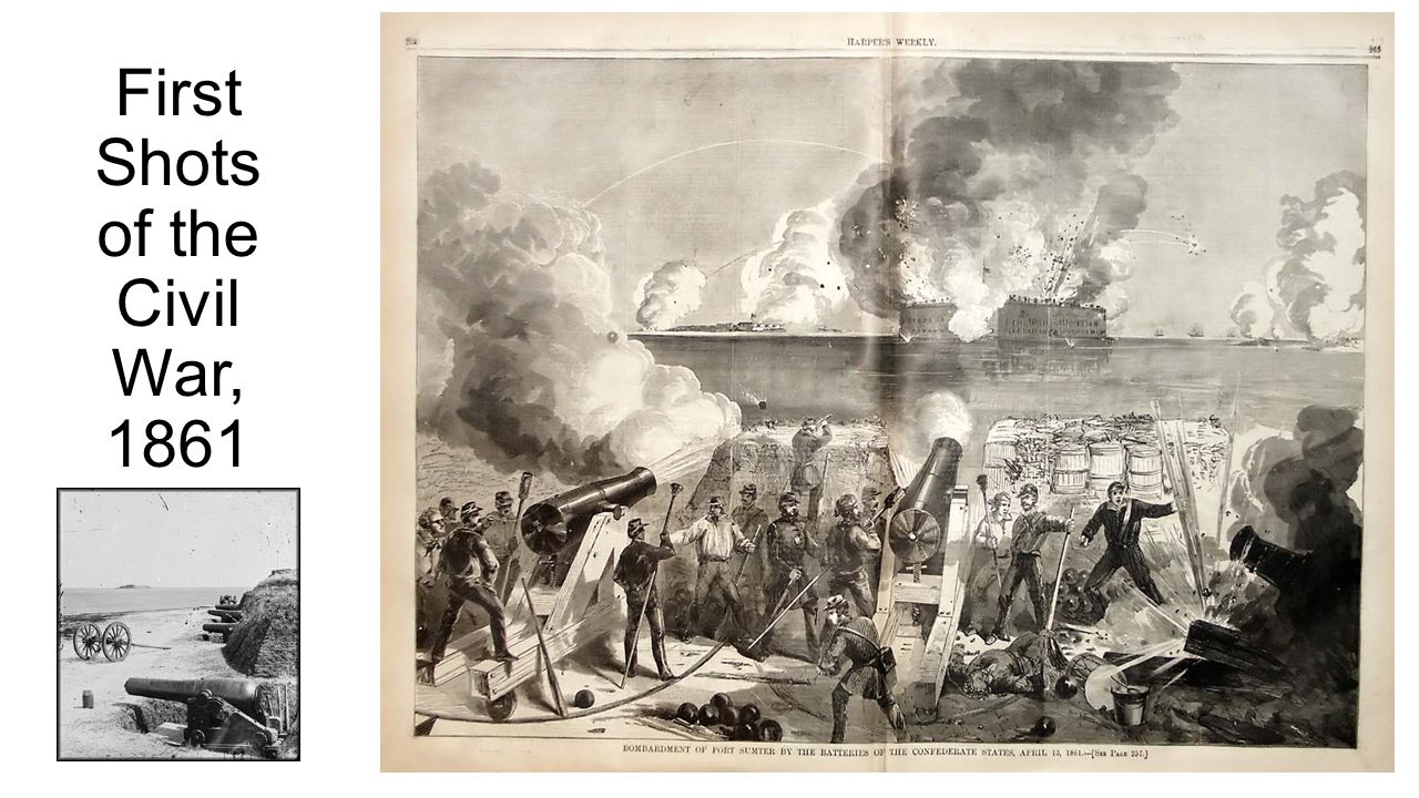 First Shots of the Civil War, 1861