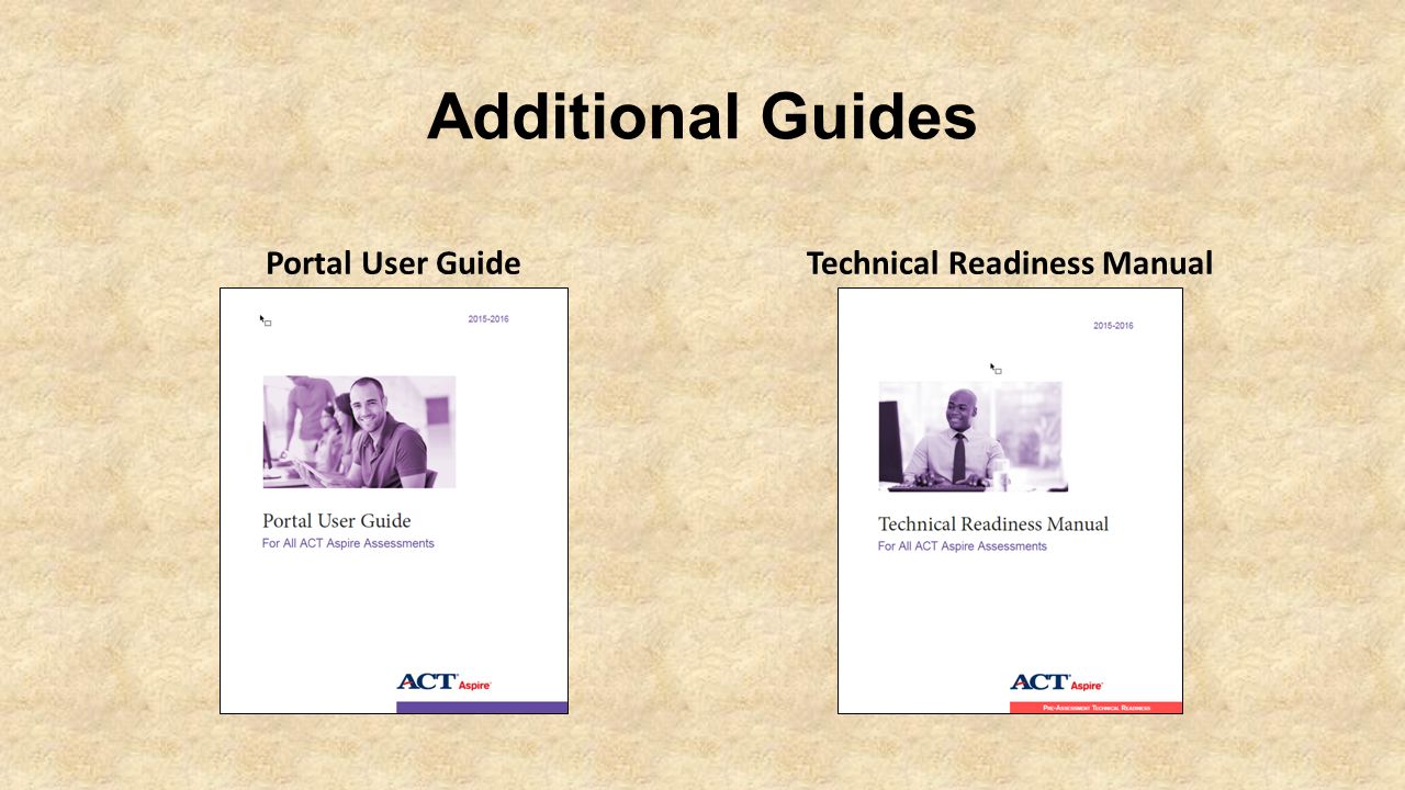 3 Additional Guides Portal User GuideTechnical Readiness Manual