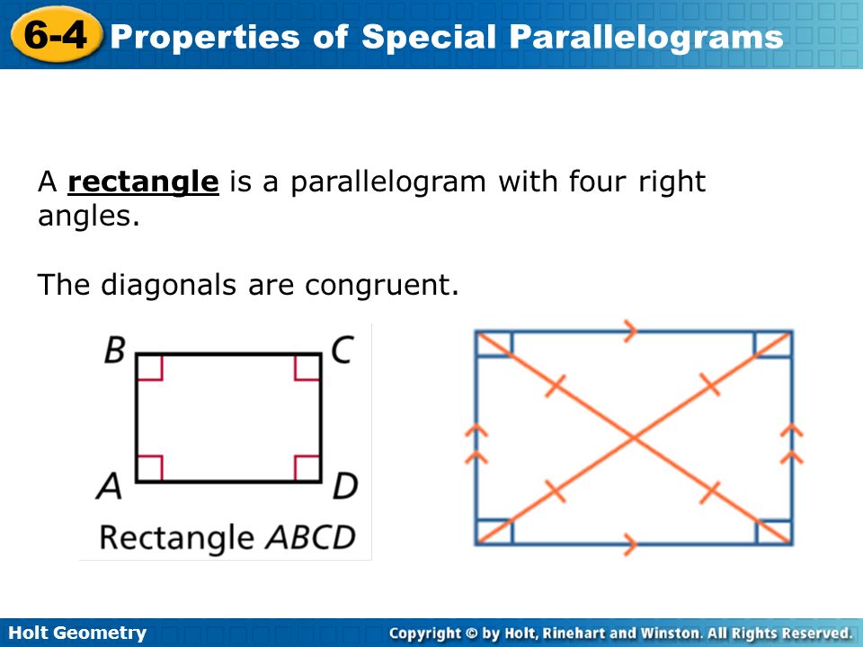 problem solving 6-4 properties of special parallelograms problem solving 6-4 properties of special parallelograms