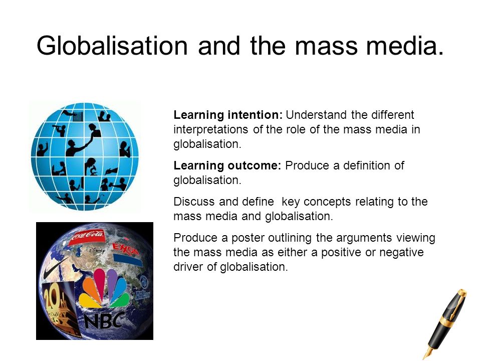 role of media in globalization