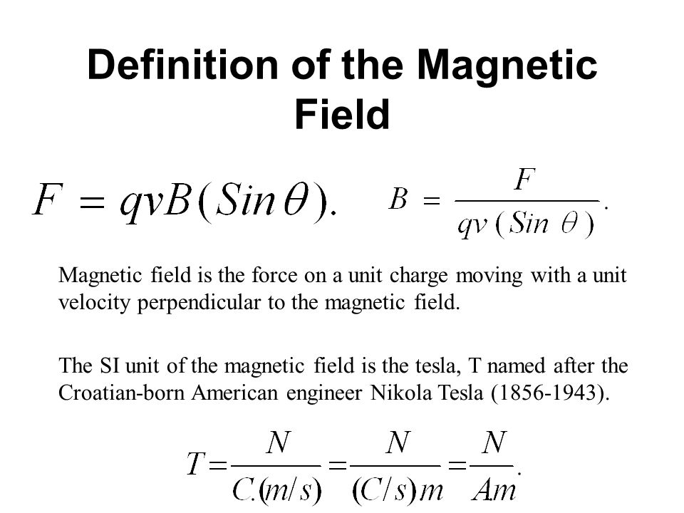 himmelsk Bliv ophidset absorption C H A P T E R 21 Magnetic Forces and Magnetic Fields. - ppt download