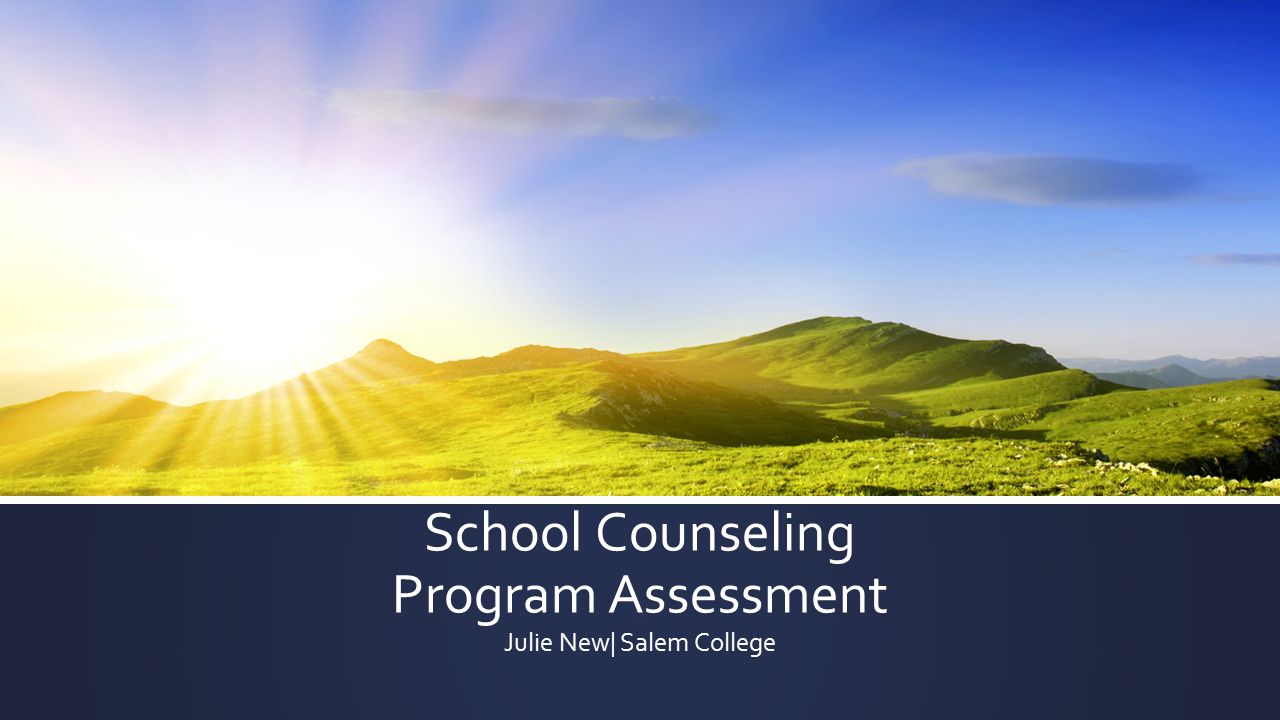 School Counseling Program Assessment Julie New| Salem College
